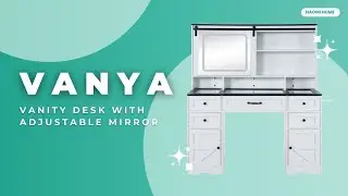 Luxury Bedroom Upgrade with This Vanity Desk 💎 | Naomi Home Vanya