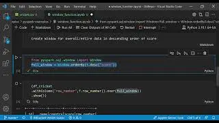 PySpark Examples - How to use window function row number, rank, dense rank over dataframe- Spark SQL