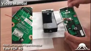 Video Manual - Reset Yale Fechadura biométrica YDF 40