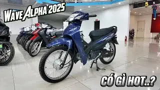 TOP 5 review Wave Alpha 110 2025 XANH DƯƠNG ĐẬM ▶ Wave Alpha 110 2025 có gì HOT..? 🔴 TOP 5 ĐAM MÊ