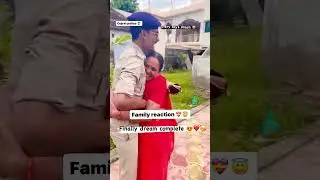 Family reaction 💝😍 #surprise #mom #dad#reaction  #love #gujrat #police #video