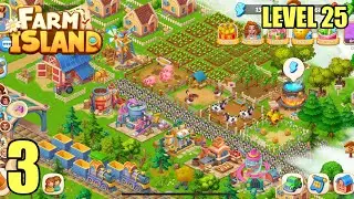 Farm Island: Build and Adventure | iOS | Global | Level 25 | Gameplay Part 3