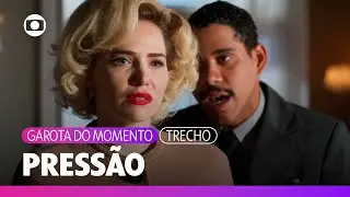 Basílio pressiona Zélia e revela que descobriu toda a verdade! | Garota do Momento | TV Globo
