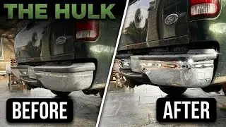 Installing New Bumper On My 1999 F250 &ldquo;AKA The Hulk&rdquo;