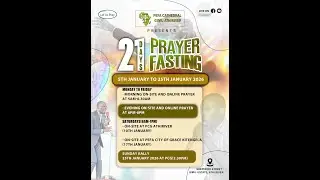 Welcome to Day 10 of 21 Days of Prayer and Fasting Morning Glory || Bsp. Peter Achero || 14/01/2026