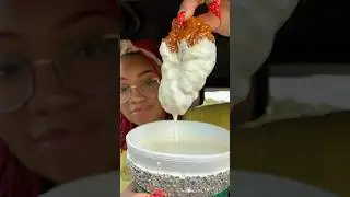 Wingstop 🪽 crunchy hot honey rub tenders #mukbang #asmr