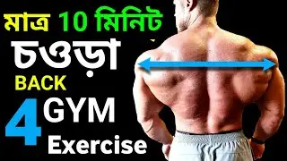back workout at gym bengali | back workout machine | bangla fitness tips
