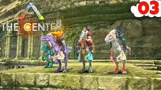 The Episode Full of STRUGGLE! Taming Raptors - The Center Episode 03 Multiplayer | Ark Survival