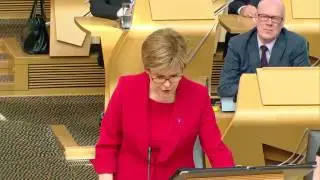 FMQs - Nicola Sturgeon on #QueenSpeech