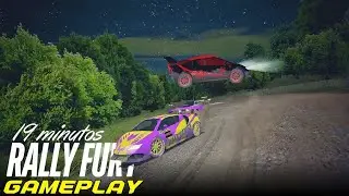 RALLY FURY EXTREME RACING - 19 MINUTOS DE GAMEPLAY #rally #rallyfury #automobilismovirtual