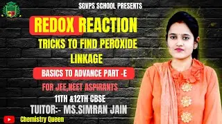 Trick to Find Peroxide Linkage in Redox Reactions | Easy Shortcut for Exams
