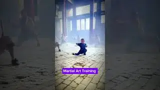 Martial art training at shaolin Temple #shorts #short