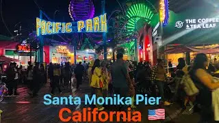 World famously beautiful Santa Monika Pier, California, America 🇺🇸