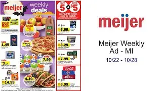 Meijer Weekly Ad - MI 10/22 - 10/28