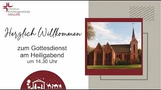 24.12.25 - Erster Heiligabend-Gottesdienst mit den Kleinen und einem Team des Jugendkreises