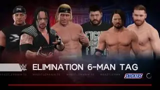 WWE2k17 Elimination 6-MAN TAG(PS4)