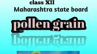 structure of pollen grain/microspore/unicellular/germ pore reproduction in lower and higher plantd