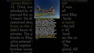 💀 Dead Pilot Landed Bomber With 9 Crew 🛩️⚰️