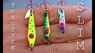 Introducing the NEW Tungsten Slim Spoon (A lean, mean fish catchin' spoon!)