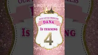 PRINCESS VIDEO INVITATION
