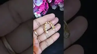 Diamond look impon ear cuff stud available contact my whatsapp number 9787318720...