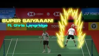 When Chris Langridge turned to Super Saiyaan Mode on court | Powerful Badminton Game | God of Sports
