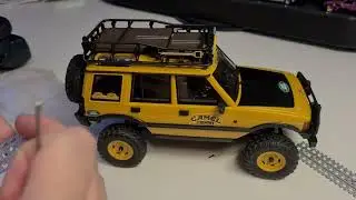 FMS Fcx24m Land Rover Camel Trophy Edition Discovery Unboxing