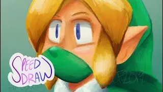 (LEGEND OF ZELDA) speed draw - Link