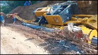 Kecelakaan Alat Berat Bore Pile XCMG