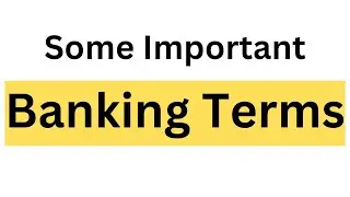 Some important BANKING TERMS | Hindi Online Banking