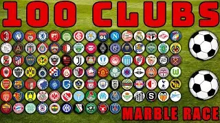 100 Clubs Elimination Marble Race in Algodoo #15 \ Marble Race King