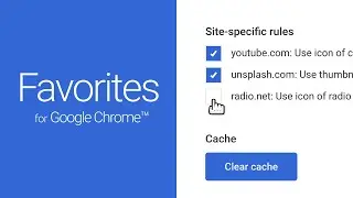Favorites for Chrome: Custom Bookmark Icons &ndash;  Site-Specific Rules