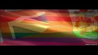 Free Download | Bermuda Rainbow Flags Facebook Cover | August 2019