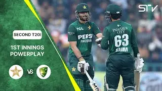 1st Innings Powerplay | Pakistan vs Australia | Match 02 | T20I Series 2026 | PCB | M9E1H