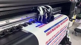 High-quality 180 UV roll to roll uv printer with i3200 print head, supporting 2 and 4 heads.