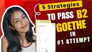 How I cleared B2 Goethe Zertifikat in 1attempt  || German B2 exam 