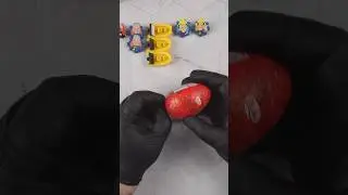 ASMR Fireman Sam Surprise Egg Unboxing | Zaini Kinder Style Toy 🚒🍫