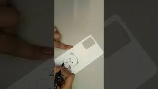 back cover design with paper for mobile 📲