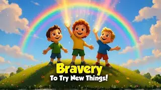 Bravery Prayer for Kids | Christian Song for Courage & Trying New Things | 3D Pixar Kids Worship