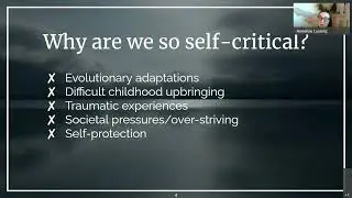Taming Your Inner Critic: A Self-Compassion Workshop