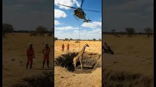 #army rise to help giraffe 😭🥺#viral #rescueefforts #armyhelicopter #viral
