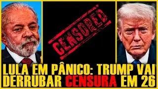 LULA EM P&Acirc;NICO! RELAT&Oacute;RIO BOMB&Aacute;STICO REVELA O PLANO DE TRUMP PARA SALVAR BRASIL DA CENSURA EM 2026