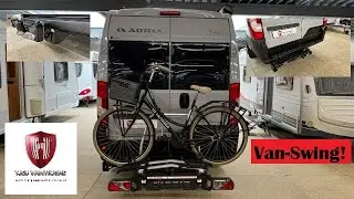 Van-Swing fietsdrager systeem voor de buscamper