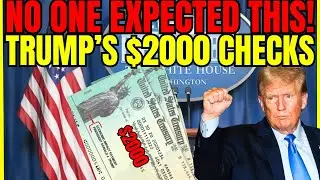 Trump JUST REVEALED $2000 Stimulus Refund Checks for Millions of Americans Details