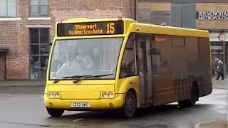 BUSES IN KIDDERMINSTER - Jan 2016 (inc. Diamond Buses and Conniston Coaches)