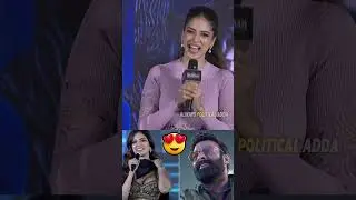 Actress #malavikamohanan  Latest Speech at Nache Nache Song Launch Event #rajasaab #prabhas #shorts