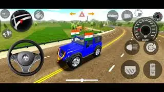 Indian Car Simulator Mahindra Thar🛻 driving in City 🏙️ || Active Adventures Games.