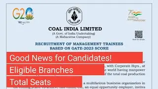 CIL Latest Recruitment|Gate 2023 Recruitment| MT recruitment| CIL Recruitment|CIL latest News|CIL