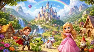 Masallar &Uuml;lkesi 🏰🌈 | Masalsı &Ccedil;ocuk Şarkısı | Hayal G&uuml;c&uuml; ve Macera