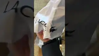 I LOVE her 😍 #lacoste #youtubeshort #shortsviral #shortsfeed #shorts_video #unboxing #bags #fallbag